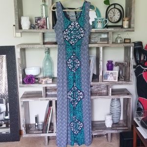 Patterned Maxi Dress